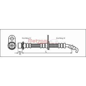 Comprar Latiguillo de freno de METZGER 4112200 a bajo precio de 15,44 €