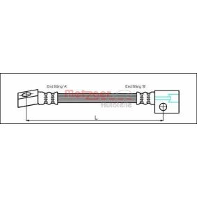 Comprar Latiguillo de freno de METZGER 4112810 a bajo precio de 13,92 €