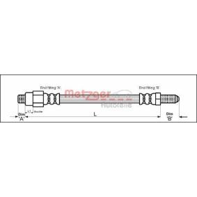 Comprar Latiguillo de freno de METZGER 4113239 a bajo precio de 15,37 €