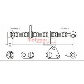Comprar Latiguillo de freno de METZGER 4113279 a bajo precio de 16,05 €