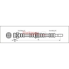 Comprar Latiguillo de freno de METZGER 4113315 a bajo precio de 13,23 €