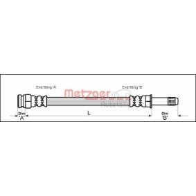 Comprar Latiguillo de freno de METZGER 4114800 a bajo precio de 9,59 €