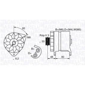 Lichtmaschine von MAGNETI MARELLI