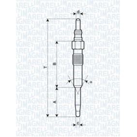 Achetez des Bougie de préchauffage MAGNETI MARELLI 062900038304 à prix pour 13,75 €