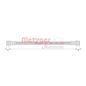 Compre Tubo flexível de travão da METZGER 4110898 a um preço baixo por 14,12 €
