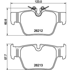 Bremsbeläge von HELLA 8DB 355 040-581