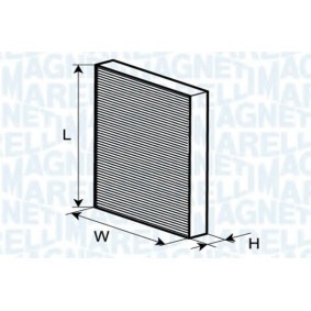 Compre Filtro, ar do habitáculo da MAGNETI MARELLI 350203061160 a um preço baixo por 22,52 €