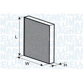 Comprar Filtro de habitáculo de MAGNETI MARELLI 350203062140 a bajo precio de 20,76 €
