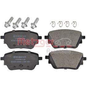 Compre Pastilhas de travão da METZGER 1170957 a um preço baixo por 42,61 €