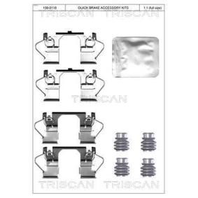 Compre Kit de acessórios, pastilhas de travão da TRISCAN 8105 241629 a um preço baixo por 22,84 €