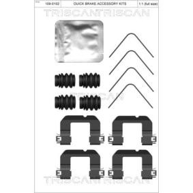 Compre Kit de acessórios, pastilhas de travão da TRISCAN 8105 431655 a um preço baixo por 17,77 €