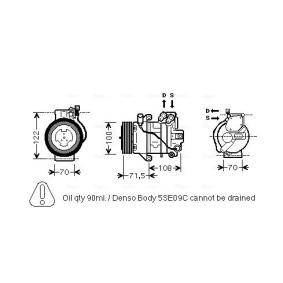 Acquista Compressore aria condizionata da AVA COOLING SYSTEMS MCAK008 a buon mercato per soli 566,86 €