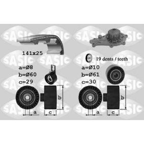 Acquista Kit cinghia distribuzione, pompa acqua da SASIC 3900043 a buon mercato per soli 160,08 €