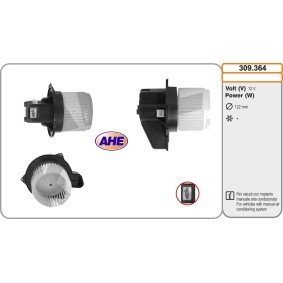 Achetez des Pulseur d'air habitacle AHE 309.364 à prix pour 139,64 €