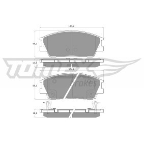 Köp Bromsbelägg av TOMEX brakes TX 60-01 till det låga priset 453,37 kr