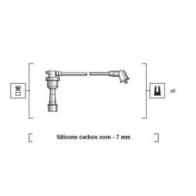Acquista Kit cavi candele da MAGNETI MARELLI 941318111088 a buon mercato per soli 49,69 €