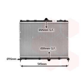 Achetez des Radiateur du moteur VAN WEZEL 09012715 à prix pour 153,05 €