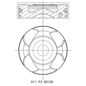 Acquista Pistone motore da MAHLE ORIGINAL 011 PI 00120 001 a buon mercato per soli 101,10 €