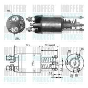 Achetez des Solénoïde de démarreur HOFFER 46188 à prix pour 44,97 €