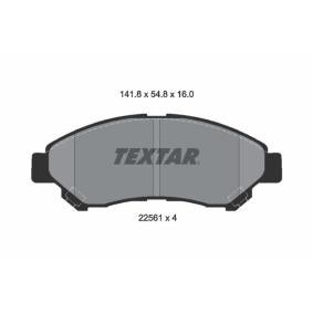 Compre Pastilhas de travão da TEXTAR 2256101 a um preço baixo por 50,97 €