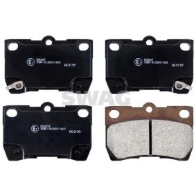 Compre Pastilhas de travão da SWAG 33 10 7504 a um preço baixo por 35,84 €