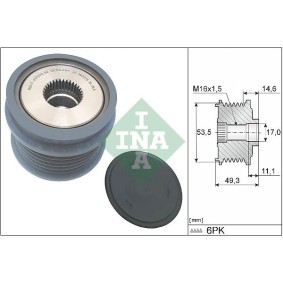 Generatorfreilauf 535 0364 10 VOLKSWAGEN T-CROSS von INA