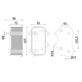 Kjøp Oljekjøler, motorolje av MAHLE ORIGINAL CLC 282 000S til den lave prisen 1479,89 NOK