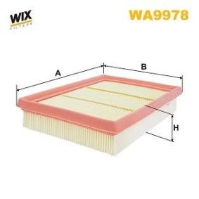 Kjøp Luftfilter av WIX FILTERS WA9978 til den lave prisen 144,45 NOK