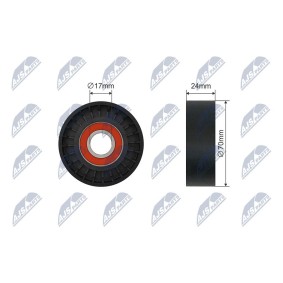 Compre Rolo tensor, correia trapezoidal estriada da NTY RNK-CH-043 a um preço baixo por 17,88 €