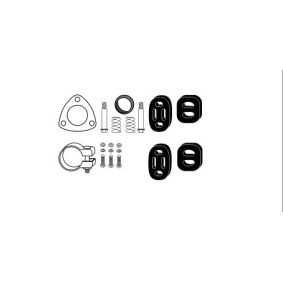 Compre Kit de montagem, sistema de escape da HJS 82 14 1665 a um preço baixo por 27,31 €