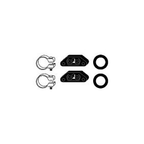 Compre Kit de montagem, sistema de escape da HJS 82 17 1966 a um preço baixo por 11,52 €