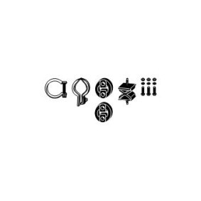 Compre Kit de montagem, sistema de escape da HJS 82 21 6893 a um preço baixo por 19,26 €