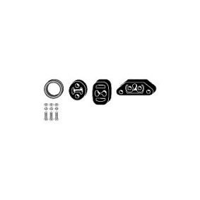 Compre Kit de montagem, sistema de escape da HJS 82 32 3541 a um preço baixo por 9,43 €