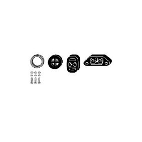 Compre Kit de montagem, sistema de escape da HJS 82 32 3551 a um preço baixo por 11,65 €