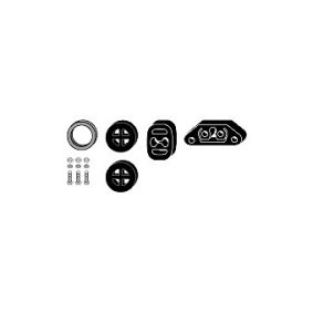 Compre Kit de montagem, sistema de escape da HJS 82 32 3558 a um preço baixo por 11,91 €