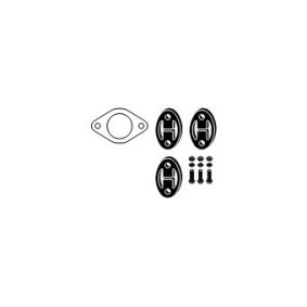Compre Kit de montagem, sistema de escape da HJS 82 34 6722 a um preço baixo por 12,57 €