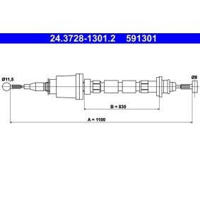 Acquista Cavo frizione da ATE 24.3728-1301.2 a buon mercato per soli 22,49 €