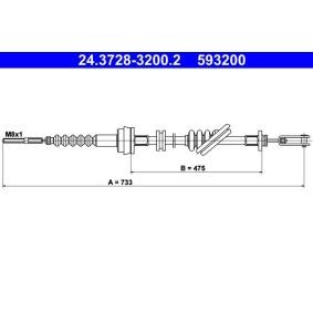 Acquista Cavo frizione da ATE 24.3728-3200.2 a buon mercato per soli 20,07 €