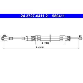 Comprar Cable de freno de mano de ATE 24.3727-0411.2 a bajo precio de 21,14 €