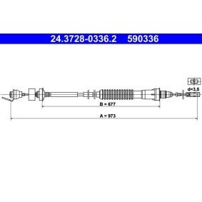 Acquista Cavo frizione da ATE 24.3728-0336.2 a buon mercato per soli 42,26 €