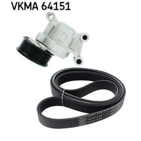 Achetez des Jeu de courroies trapézoïdales à nervures SKF VKMA 64151 à prix pour 132,93 €