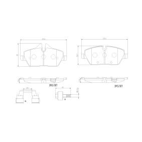 Köp Bromsbelägg av BREMBO P 06 091E till det låga priset 2274,56 kr