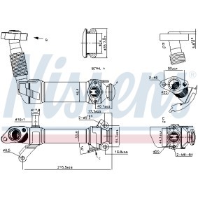 AGR Kühler von NISSENS 989281
