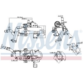 AGR Kühler 989285 FORD KA von NISSENS