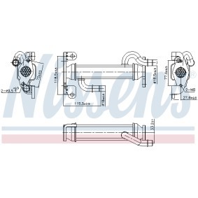 AGR Kühler von NISSENS 989400