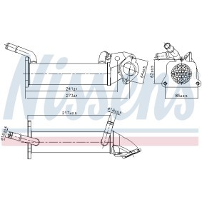 Compre Radiador EGR da NISSENS 989401 a um preço baixo por 102,37 €