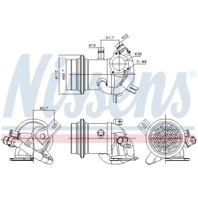 AGR Kühler von NISSENS 989424