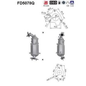 Compre Filtro de partículas da AS FD5078Q a um preço baixo por 472,11 €
