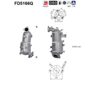 Compre Filtro de partículas da AS FD5166Q a um preço baixo por 563,65 €