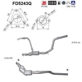 Partikelfilter (DPF) von AS FD5243Q